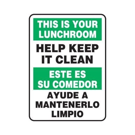 BILINGUAL Safety Sign THIS IS SBMHSK943XL